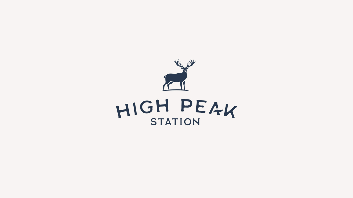 The High Peak logo and visual identity